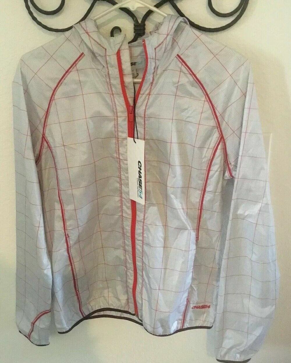 Chase 54 Womens Windbreaker Jacket With Hood Size Medium NWT
